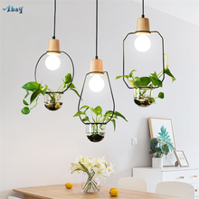 Nordic Modern DIY Plant Pendant Lights Dining Room Kitchen Restaurant Art Deco Bar Cafe Potted Balcony Hanging Lamps Fixtures 2024 - buy cheap