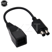 25.5cm Black AC Power Supply Cable Converter Adapter For Microsoft Xbox 360 To Xbox 360 Slim Game Cable 2024 - buy cheap