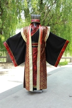 Новая летняя форма Hanfu для Кунг фу китайская традиционная мужская одежда костюмы Tang Dragon древний император костюмы 2024 - купить недорого