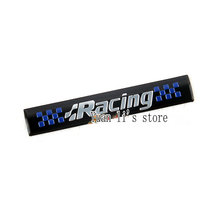 100pcs Car Emblem Racing car emblem stick car body stick 73*12mm  Car Styling 2024 - buy cheap
