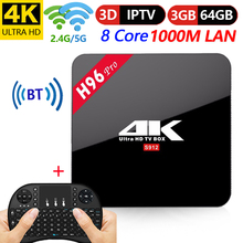 Original H96 Pro Smart TV Box 3 GB/64 GB Amlogic S912 Octa Core Android 7.1 TVBOX 2.4G/5GHz WiFi BT4.1 4 K Set Top Box vs X92 2024 - buy cheap