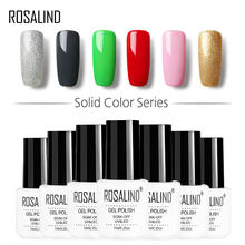 Гель-лак для ногтей ROSALIND 1 7 мл 01-58 Чистый Цвет гель для дизайна ногтей верхнее Базовое покрытие для дизайна ногтей стойкие отмачиваемые гель-лаки 2024 - купить недорого