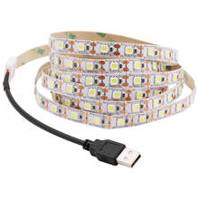 USB LED Strip Light 5V DC 5050 SMD TV Background Lighting Flexible LED Tape 30cm 50CM 1M 2M 3M 4M 5M DIY Decorative Strip 2024 - buy cheap