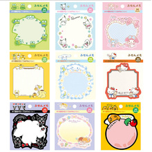 1 pcs Kawaii Japonês dos desenhos animados Memo Pad Sticky Notes Post Material Escolar papelaria Papel Planejador semanal plano de Adesivos 2024 - compre barato