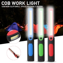 Mini COB LED luz de trabajo inspección pluma luz linterna práctica USB recargable batería 18650 luz de trabajo para Camping al aire libre 2024 - compra barato
