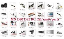 MN D90 D91 RC Car spare parts Original upgrade motor gear tire ESC servo front rear axle pull rod drive shaft shock absorber 2024 - buy cheap