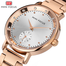 MINI FOCUS Fashion Ladies Watch For Women Brand Luxury Reloj Mujer Montre Femme Relogio Feminino Rose Gold Stainless Steel Strap 2024 - buy cheap