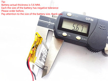 Li-po-bateria de íon de lítio/li-ion, 10 pçs, 3.7v, 550mah,[612338] para gravação de dvr, mp3, mp4, brinquedo, gps, relógio inteligente, câmera esportiva 2024 - compre barato