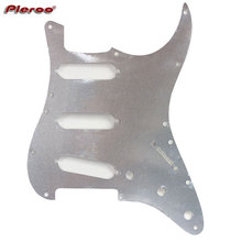 Pleroo Quality DIY guitar parts 1pc 0.3mm Aluminum material ST guitar pickguard fit for SSS Guitar pickguard 2024 - buy cheap