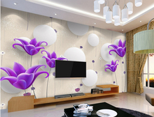 Custom 3 d papel DE parede,Fantasy Flowers,3D stereoscopic wallpaper for living room restaurant bedroom wall wallpaper 2024 - buy cheap