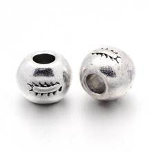 50pcs Spacer Beads Tibetan Style Stopped Beads for Jewelry Bracelet Necklace Making DIY Antique Silver Color 7mm 2024 - buy cheap