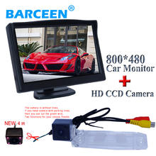 Câmera de ré para kia sportage r ccd hd, câmera com 800x480, monitor traseiro com 4 ir e material de lente de vidro 2024 - compre barato