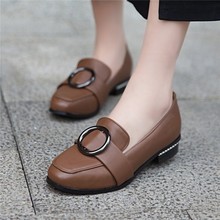 Big Size      ladies high heels women shoes woman pumps   Square-headed shallow-mouthed single-shoe woman 2024 - buy cheap