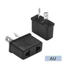 100% brand new travel plug adapter Lightweight and easy to use Plug type: au plug 2pin Material: fireproof ABS, metal Rate volta 2024 - buy cheap