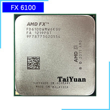 AMD FX-серия FX-6100 FX 6100 FX6100 3,3 ГГц шестиядерный центральный процессор FD6100WMW6KGU разъем AM3 + 2024 - купить недорого