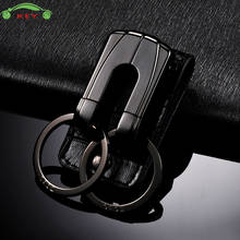 Car Styling High-end Leather Keychain for Business Gift Auto Key Rings for Ford Citroen Land Rover Ferrari KIA Opel Key Holder 2024 - buy cheap