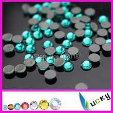 1440pcs! Highest quality HOT FIX DMC rhinestones Copy swarov 2038 ss10/3mm Blue Zircon Strass crystal Beads for Clothing set 2024 - buy cheap