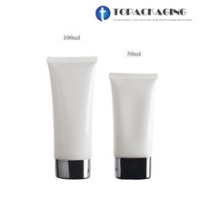 100G Facial Cleanser Tube White Plastic Hand Cream Packing Empty Cosmetic Container Sample Soft Squeeze Hose Refillable Bottle 2024 - buy cheap