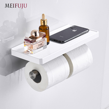 Bathroom Toilet Paper Holder Stainless Steel SUS 304 Wall Mounted Double Layer Roll Paper Rack Mobile Phone Paper Towel Holder 2024 - buy cheap