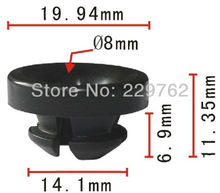 100PCS Free Shipping Hood Prop Rod Grommet For Honda 91604-SD2-013 For Civic 1989-On Plastic Clips For Cars Boby Auto Fastener 2024 - buy cheap