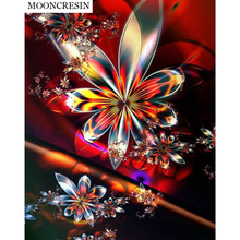 Diamond Embroidery Beautiful Flower 5D Diy Diamond Painting Cross Stitch Needlework Mosaic Crafts Christmas Gift Home Decoration 2024 - buy cheap