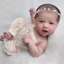 2021 Baby Girls Star Headbands Pearl Halo Newborn Photography Props Accessories Tieback Headwear For Bebe Photo Shooting Studio 2024 - buy cheap