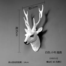 Wild animal Europe type deer head decorates wall to hang sitting room Bar background wall animal decoration personality cattle 2024 - buy cheap