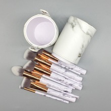 (2pcs get discount) Marble Brushes with Holder Foundation Powder Eyeshadow Blending Brush Marbling Texture Makeup Tool 2024 - buy cheap