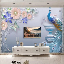 Пользовательские обои 3d фото фрески лошадь стерео креативное пространство украшения ТВ фон обои для стен Фреска 3d обои 2024 - купить недорого