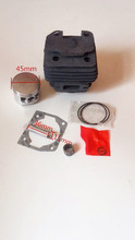Kit de pistón de cilindro de motosierra de 45mm, para sierra de cadena de gasolina china de 52CC 5200, de alta calidad 2024 - compra barato