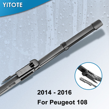 YITOTE Wiper Blades for Peugeot 108 26" Fit Pinch Tab Arms 2014 2015 2016 2024 - buy cheap