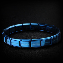 2021 New Stainless Steel Charm Bracelets For Women men Gold Black Blue body Bracelet & Bangle Fashion Jewelry Gift 2024 - buy cheap