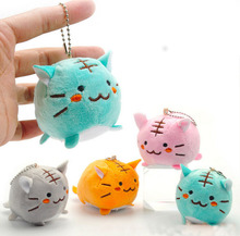 10pcs/lot Random COLOR Kawaii CAT TIGER DOLL Plush Stuffed TOY Keychain DOLL  Gift TOY BAG Pendant TOY Wedding Bouquet Gift 2024 - buy cheap