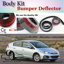 Para HONDA Insight ZE HÍBRIDO Bumper Lip/Spoiler Dianteiro para Carro Tuning TopGear/TOPGEAR Body Kit + Tira saia 2024 - compre barato
