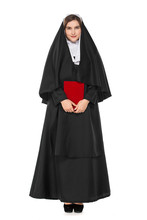 Disfraz de fiesta de Halloween de talla grande para mujer, ropa clásica de Pastor, hermana, disfraz de Cosplay, A012 2024 - compra barato