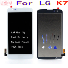 Digitalizador Polegada de 5 pol. para lg k7 display lcd sem moldura ferramenta grátis 2024 - compre barato