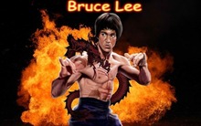 Bruce Lee-cartel de seda con cita motivacional, imagen inspiradora de estrella de Super Kung Fu de 13x20, 24x36 pulgadas para decoración de pared 2024 - compra barato