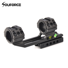 High Quality Tactical Heavy Dute 3Screw Diameter 25.4/30mm with Spirit Bubble Level Fit 20mm Weaver Rail Mount for Rifle Hunting 2024 - buy cheap