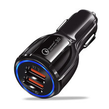 3.1A Dual USB Car Charger 3.0 Quick Charge for Volvo XC60 XC90 Toyota Renault Opel astra Nissan qashqai Peugeot 307 308 2024 - buy cheap