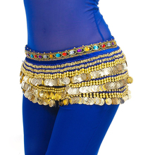 Belly Dance Belt Bellydance Hip Scarf Belly Dance Coins Belt For Adult Colorful Diamond Bellydance Belt Costume Accessories 2024 - buy cheap