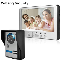 Yobang-timbre de puerta de casa de campo, sistema de portero automático con visión nocturna IR, vídeo en Color, TFT LCD, 7 pulgadas, envío gratuito 2024 - compra barato