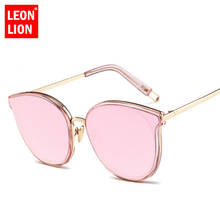 LeonLion 2021 Vintage Alloy Sunglasses Women Retro Mirror Glasses Lady Metal Sun Glasses UV400 Driving Lunette De Soleil Femme 2024 - buy cheap