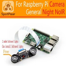 Raspberry Pi 3 model B/4B NoIR Ночная камера с 2 бесплатными ИК-подсветками 2024 - купить недорого