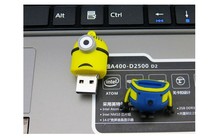 Cartoon Minions Family usb flash drive pen drive 8GB 16GB 32GB 64GB 128GB Dave Kevin Memory Stick Pendrive Gift free shipping 2024 - buy cheap