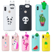 3D Ice-cream Doll Unicorn Panda Flamingo Cactus Soft Silicone TPU Case For Xiaomi Redmi Note 5 / Redmi Note 5 Pro Cover Fundas 2024 - buy cheap