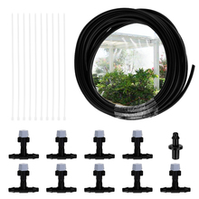 Irrigation System 10m Hose with 10 Nozzles Mist Sprinkler Nozzle Outdoor Greenhouse Garden Watering Misting Cooling System 2024 - buy cheap