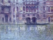 Reproducción de la pintura al óleo de la lona de lino, Palacio de Mula, Venecia, 1908 por claude mone, 100% hecho a mano, Envío Gratis rápido, calidad de museo 2024 - compra barato