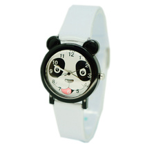 Reloj de cuarzo con diseño de panda para niños y niñas, pulsera de moda femenina, regalo para estudiantes 2024 - compra barato