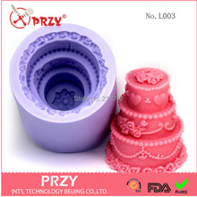 Candle Soap Mold & Fondant Cake Decoration Mold High-quality Handmade Soap Mold No.l003 3D Mini Cake Shape Silicone Moulds PRZY 2024 - buy cheap