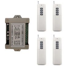 3000 m AC 220 V 4CH 4 CH Sem Fio RF Sistema de Interruptor de Controle Remoto Relé Módulo Receptor Transmissor de Casa Inteligente interruptor 315/433 MHz